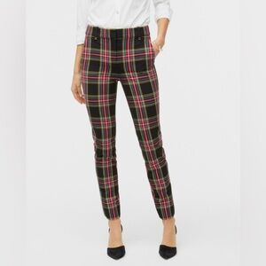 NWOT J Crew BC606 Size 0 Full-length Ruby Pant in Stewart Tartan Plaid